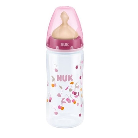 Nuk New Classic Πλαστικό Μπιμπερό με Θηλή Καουτσούκ 6-18m 250ml