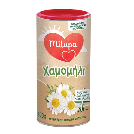 Milupa Ρόφημα Χαμομηλιού Στιγμιαίας Παρασκευής 200gr