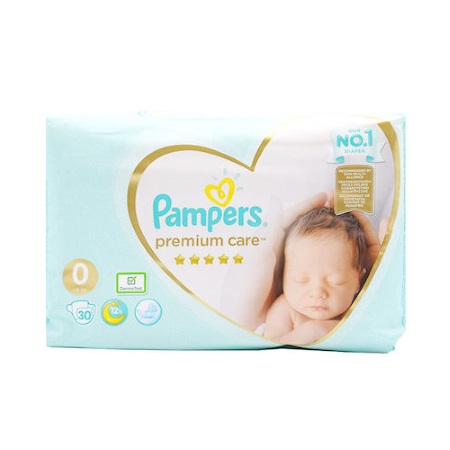 Pampers Premium Care Πάνες Μέγεθος No1 0-3kg 30 τεμάχια