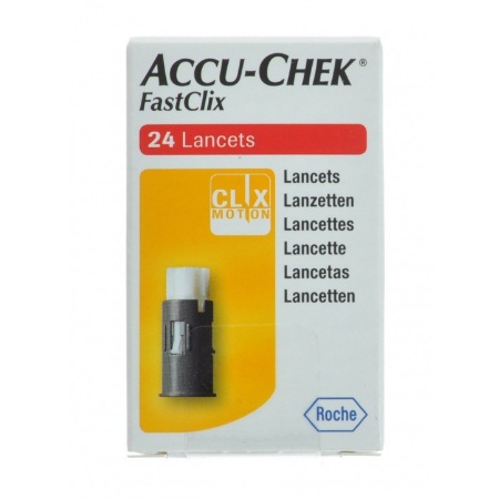 Roche Accu-Chek Fastclix Σκαρφιστήρες Μέτρησης Σακχάρου 24 Τεμάχια