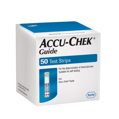 Accu Chek Guide Test Strip Ταινίες Μέτρησης Σακχάρου 50 τεμάχια