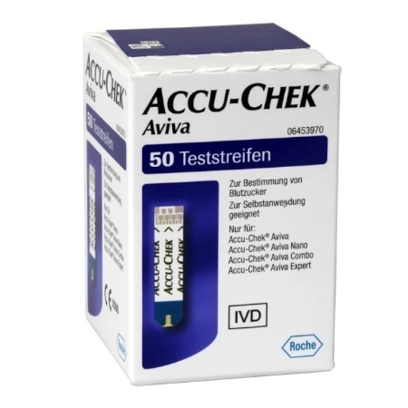 Accu-Chek Aviva Ταινίες Μέτρησης Σακχάρου 50 τεμάχια