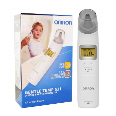 Omron Gentle Temp 521 Αυτόματο Ψηφιακό Θερμόμετρο Αυτιού