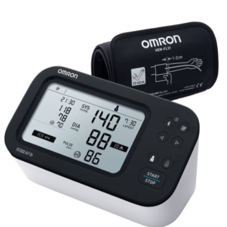 Omron M7 Intelli IT AFib Έξυπνο Πιεσόμετρο Μπράτσου με Ανίχνευση Κολπικής Μαρμαρυγής HEM-7380T1-EBK 1 Τεμάχιο