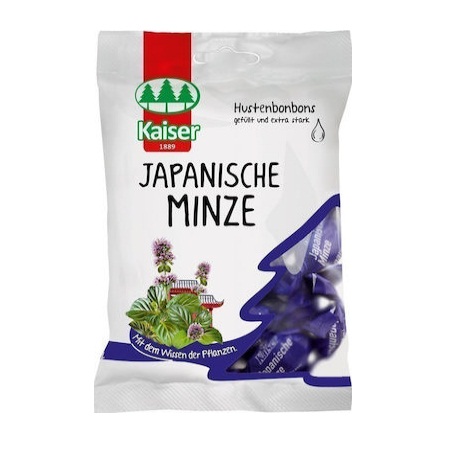 Kaiser Japanesche Minze Καραμέλες για το Λαιμό με Εκχύλισμα Ιαπωνικής Μέντας 75gr