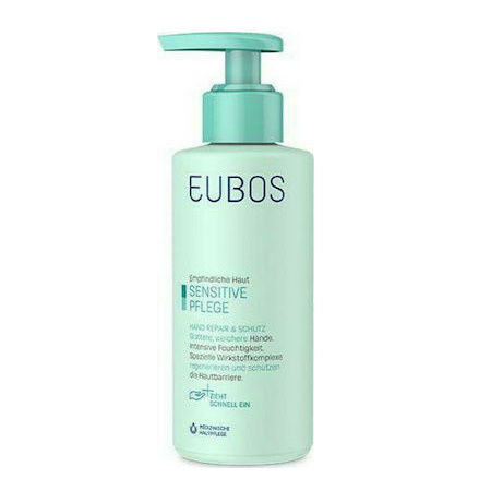 Eubos Sensitive Care Hand Repair & Care Cream Κρέμα Χεριών Για Ξηρά & Ταλαιπωρημένα Χέρια Με Αντλία 150ml