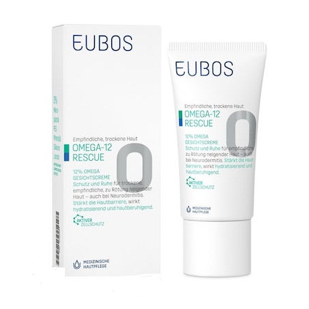 Eubos Omega 3-6-9 Rescue Face Cream Defensil 12% Καταπραϋντικό Γαλάκτωμα Προσώπου με Ωμέγα Λιπαρά Οξέα 50ml