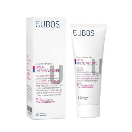 Eubos Urea 10% Foot Cream Κρέμα Ποδιών κατάλληλη για το ξηρό και τραχύ δέρμα 100ml