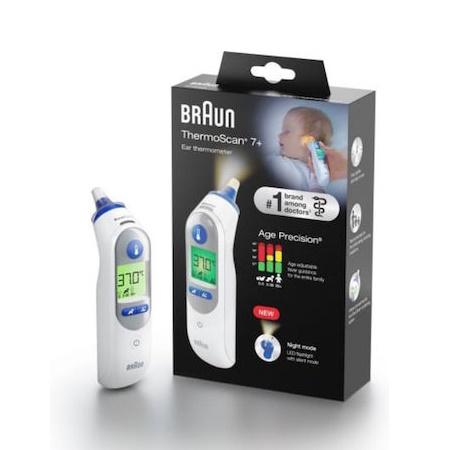 Braun Thermoscan 7 IRT6525 Ψηφιακό Θερμόμετρο Αυτιού Κατάλληλο για Μωρά