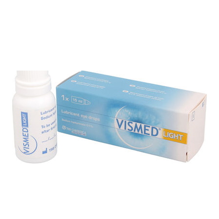 Vismed Light Λιπαντικές οφθαλμικές σταγόνες με Υαλουρονικό νάτριο 0,1% 15ml