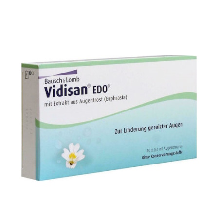 Bausch & Lomb Vidisan EDO Οφθαλμικές Σταγόνες 10 Αμπούλες x 0,6ml