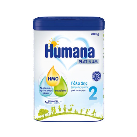 Humana Γάλα σε Σκόνη Platinum 2 6m+ 800gr
