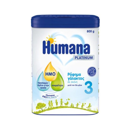 Humana Γάλα σε Σκόνη Platinum 3 12m+ 800gr