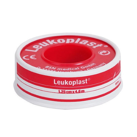 Leukoplast Αυτοκόλλητη Επιδεσμική Ταινία 1,25cm x 4,6m 1 τεμάχιο