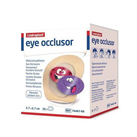 BSN Medical Leukoplast Eye Occlusor Yποαλλεργικά Αυτοκόλλητα Φωτοστεγανά Επιθέματα 4,7 x 6,7 cm 30 τεμάχια