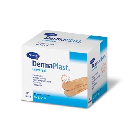 Hartmann Dermaplast Universal Αυτοκόλλητα Επιθέματα Τραυμάτων 19x72mm 100 τεμάχια