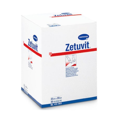 Hartmann Zetuvit Aποστειρωμένες Απορροφητικές Γάζες 10x10cm 25 τεμάχια