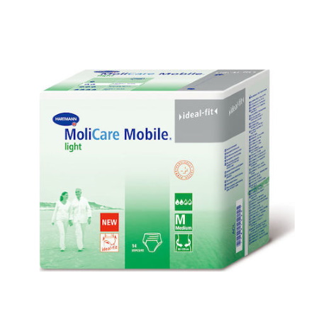 Hartmann MoliCare Mobile Light Σλιπ Ακράτειας Medium 14 τεμάχια
