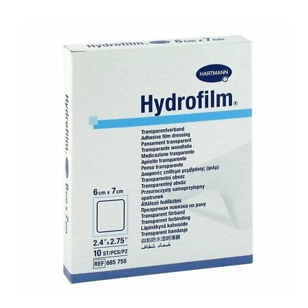 Hartmann Hydrofilm Αδιάβροχη Αυτοκόλλητη Γάζα 6x7cm 10 τεμάχια