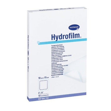Hartmann Hydrofilm Plus Αδιάβροχη Αυτοκόλλητη Γάζα 10x15cm 10 τεμάχια