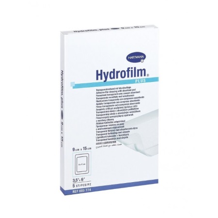 Hartmann Hydrofilm Plus Αδιάβροχη Αυτοκόλλητη Γάζα 9x15cm 5 τεμάχια