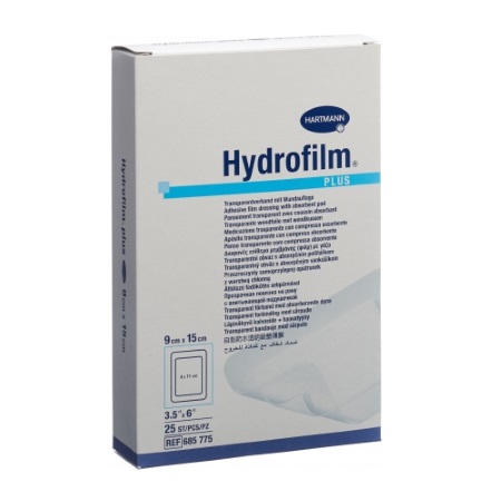Hartmann Hydrofilm Plus Αδιάβροχη Αυτοκόλλητη Γάζα 9x15cm 25 τεμάχια