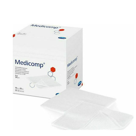 Hartmann Medicomp Αποστειρωμένη Γάζα 10x10cm 50 τεμάχια