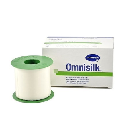 Hartmann Omnisilk ταινίες στερέωσης από λευκό συνθετικό μετάξι 5m x 5cm 1 τεμάχιο