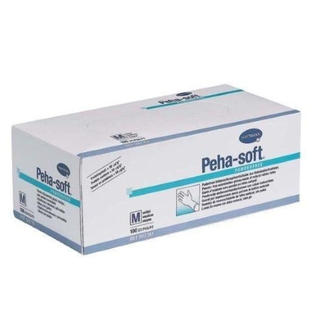 Hartmann Peha-Soft Εξεταστικά Γάντια Μιας Χρήσης Latex Χωρίς Πούδρα Μέγεθος Medium 100 τεμάχια