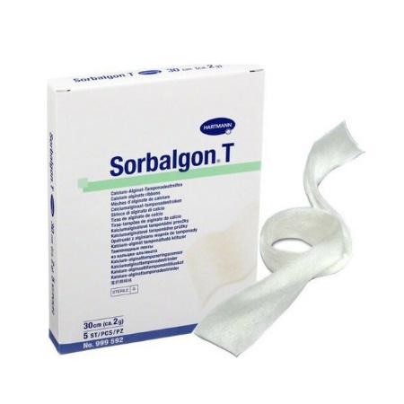Hartmann Sorbalgon T Επίθεμα αλγινικού ασβεστίου κορδόνι 2gr/30cm 5 τεμάχια