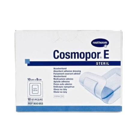 Hartmann Cosmopor E Steril Αυτοκόλλητο Επίθεμα Τραυμάτων 10x8cm 10 τεμάχια