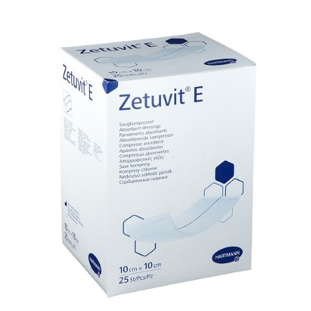 Hartmann Zetuvit E Γάζες Απορροφητικές 10x10cm 25 τεμάχια