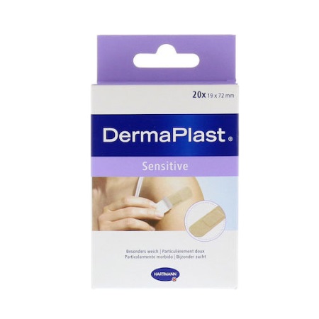 Hartmann Dermaplast Senstive Υποαλλεργικά Αυτοκόλλητα Επιθέματα Τραυμάτων 19x72mm 20 τεμάχια