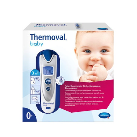 Hartmann Thermoval Baby Sense Ψηφιακό Θερμόμετρο Μετώπου με Υπέρυθρες Κατάλληλο για Μωρά