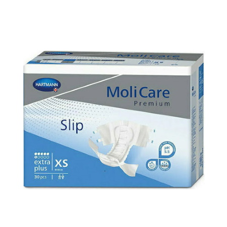 Hartmann Molicare Premium Slip Extra plus Πάνες ημέρας Νο Extra Small 30 τεμάχια