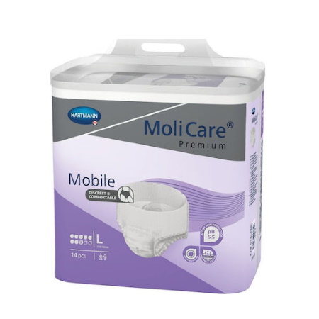 Hartmann MoliCare Mobile Super Εσώρουχο Νύχτας Μέγιστης Απορροφητικότητας Large 14 τεμάχια