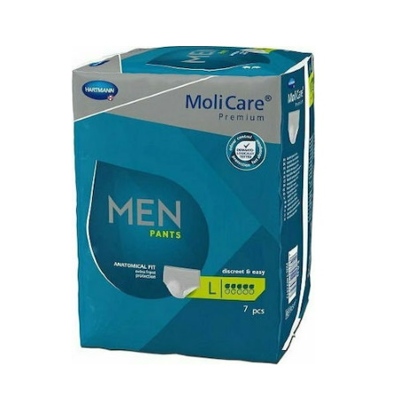Hartmann Molicare Premium Men Pants Large Ανδρικό Εσώρουχο 5 Σταγόνων 7 τεμάχια
