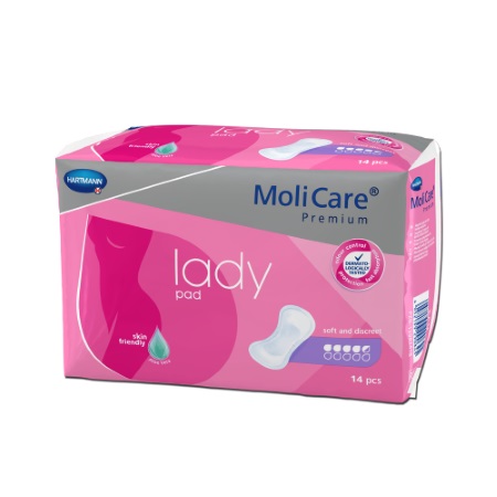 Hartmann MoliCare Premium Lady Pad Maxi Απορροφητικές Σερβιέτες για Μέτριας Μορφής Ακράτεια 14 τεμάχια