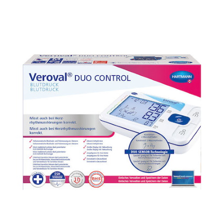 Hartmann Veroval Duo Control Πιεσόμετρο μπράτσου ηλεκτρονικό με περιχειρίδα 32 - 42cm