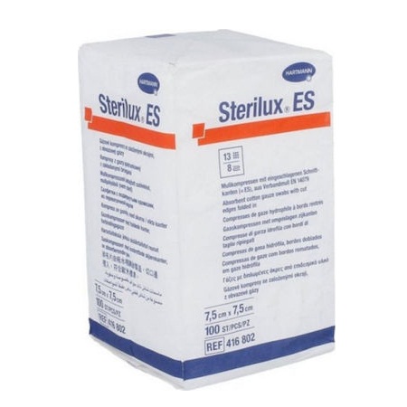 Hartmann Sterilux ES 8ply Γάζα Μη Αποστειρωμένη 7.5x7.5cm 100 Τεμάχια