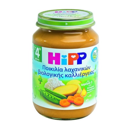 HiPP Γεύμα Μεσογειακών Λαχανικών από τον 4ο μήνα 190gr