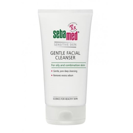 Sebamed Sensitive Skin Gentle Facial Cleanser Oily Skin Cleansing Gel Καθαριστικό Τζελ Προσώπου Για Λιπαρή-Μικτή Επιδερμίδα 150ml