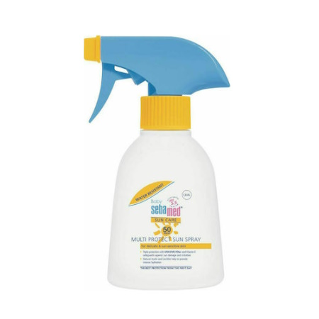 Sebamed Αδιάβροχο Βρεφικό Αντηλιακό Spray Sun για Πρόσωπο & Σώμα SPF50 200ml