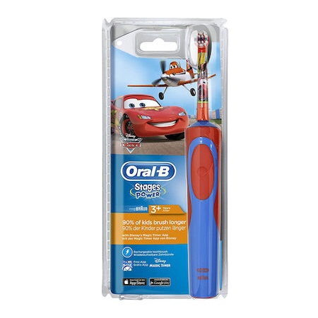 Oral-B Stages Power Παιδική Ηλεκτρική Οδοντόβουρτσα Cars από 3+ ετών 1τμχ