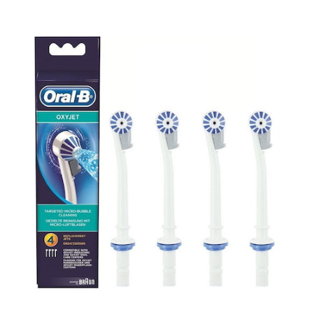 Oral B Oxyjet Targeted Micro-Bubble Cleaning Ανταλλακτικά Ακροφύσια για το Σύστημα Καταιονισμού 4 τεμάχια