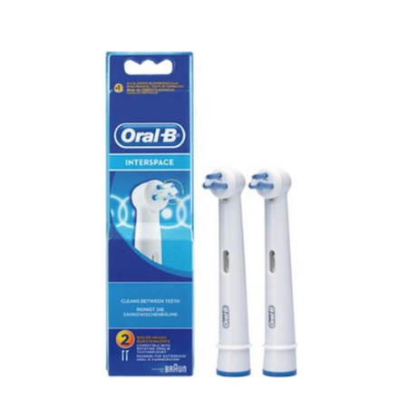 Oral B Interspace Ανταλλακτικές Κεφαλές για Ηλεκτρική Οδοντόβουρτσα 2 τεμάχια