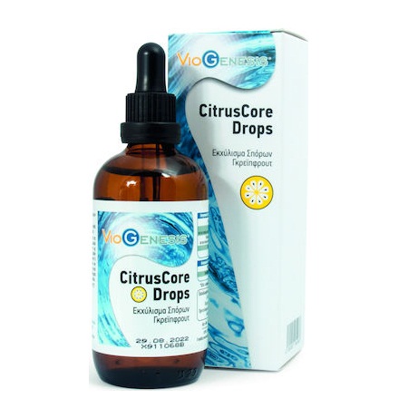 VioGenesis CitrusCore Drops Συμπλήρωμα Διατροφής με Εκχύλισμα Σπόρων Γκρεΐπφρουτ για το Ανοσοποιητικό Σύστημα σε Σταγόνες 100ml
