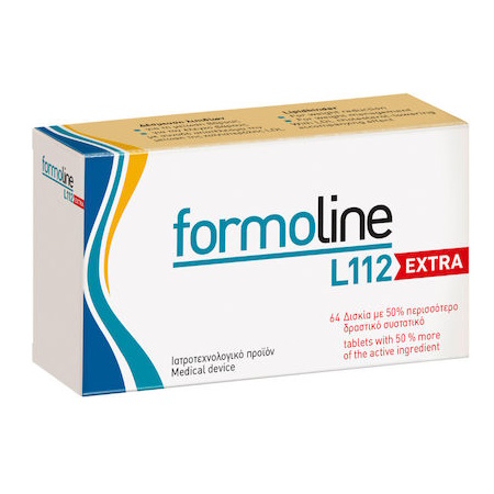 Newpharm Formoline L112 Extra Συμπλήρωμα Διατροφής για Μείωση & Διατήρηση του Βάρους 64 Δισκία