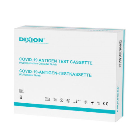 Dixion Covid 19 Rapid Test Αντιγόνου με Σάλιο 6 Τεμάχια