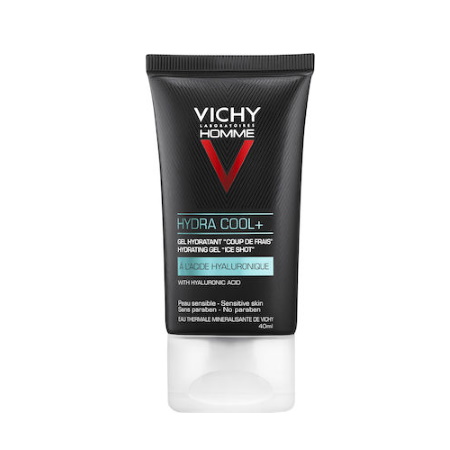 Vichy Homme Hydra Cool+ 48ωρο Gel Προσώπου & Ματιών με Υαλουρονικό Οξύ για Ενυδάτωση 50ml